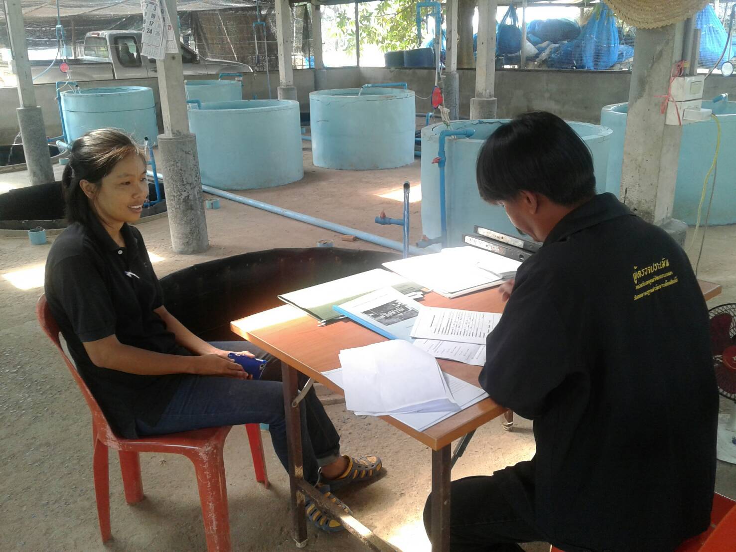 ศูนย์วิจัยฯการเพาะเลี้ยงสัตว์น้ำจืดปราจีนบุรี ส่งเจ้าที่ตรวจประเมินฟาร์มเพาะเลี้ยงสัตว์น้ำตามมาตรฐาน..คลิก