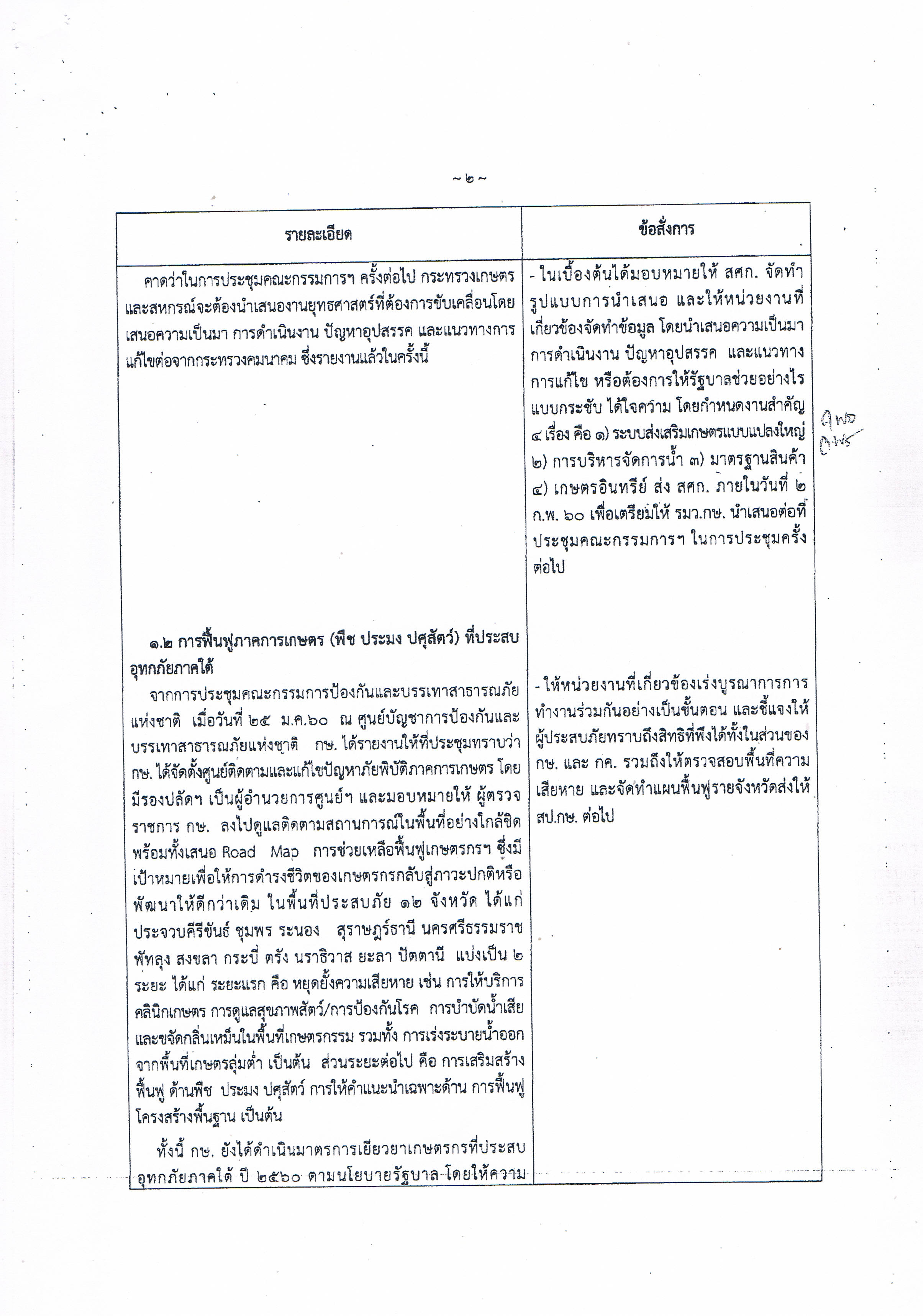 สรุปผลการประชุมติดตามนโยบายสำคัญของกระทรวงเกษตรและสหกรณ์  เมื่อวันที่ 31 มกราคม 2560 เวลา 10.00 น. ณ ห้องประชุม 134 - 135 กระทรวงเกษตรและสหกรณ์..คลิก