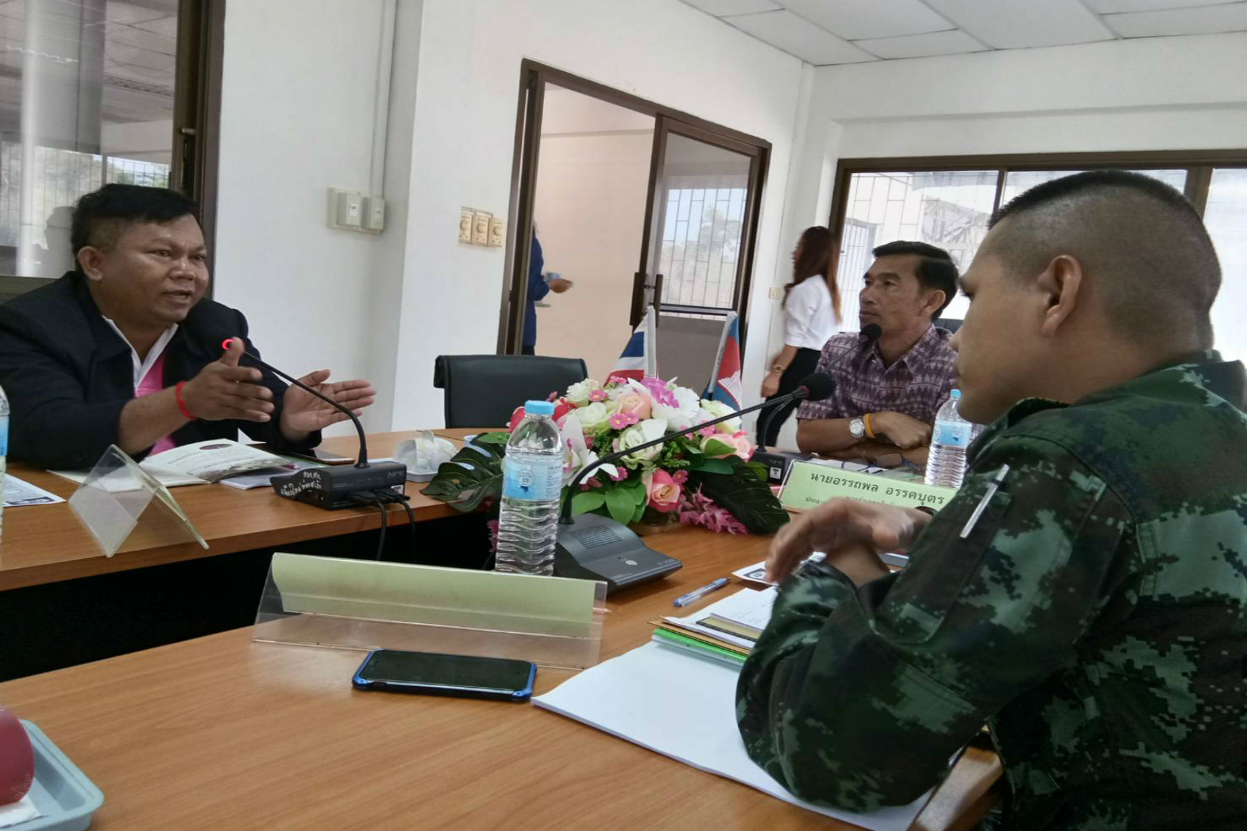 สำนักงานประมงจังหวัดศรีสะเกษ เข้าร่วมประชุมคณะทำงานประจำช่องทางเข้าออกด่านพรมแดนช่องสะงำ จังหวัดศรีสะเกษ