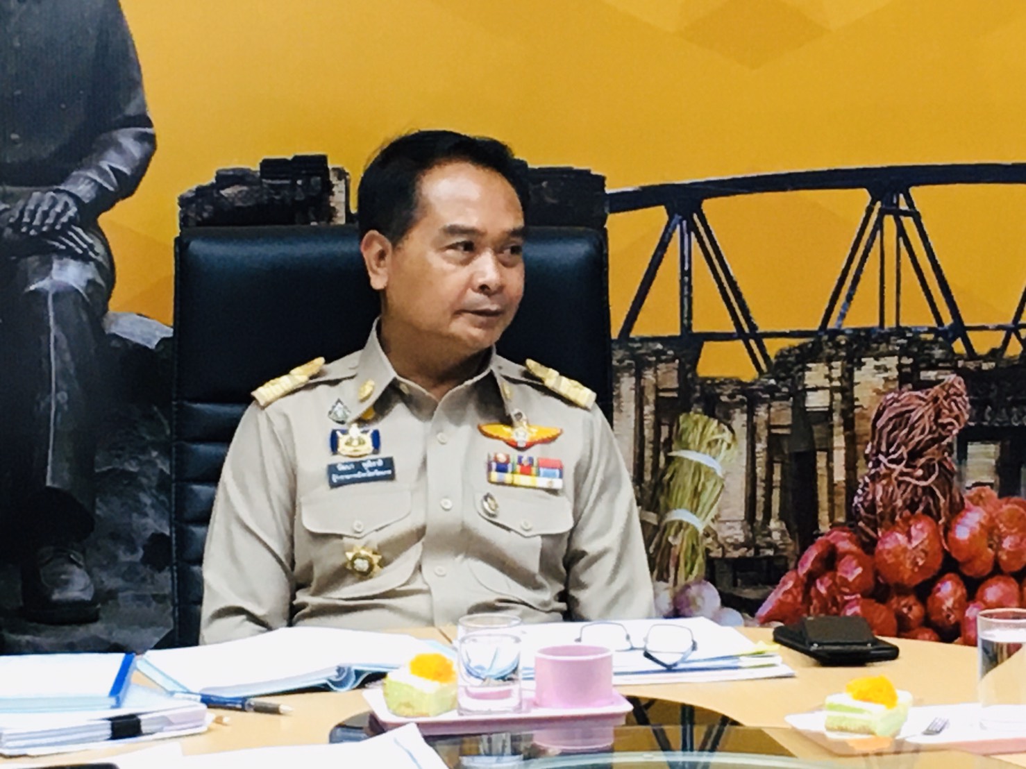สำนักงานประมงจังหวัดศรีสะเกษ ร่วมประชุมรายงานผลการปฏิบัติงานและแนวทางการขับเคลื่อนภารกิจสำคัญ เพื่อการพัฒนาจังหวัดศรีสะเกษ