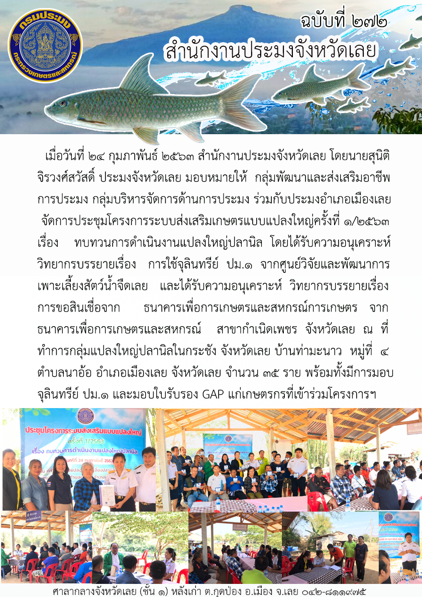 โครงการระบบส่งเสริมเกษตรแบบแปลงใหญ่