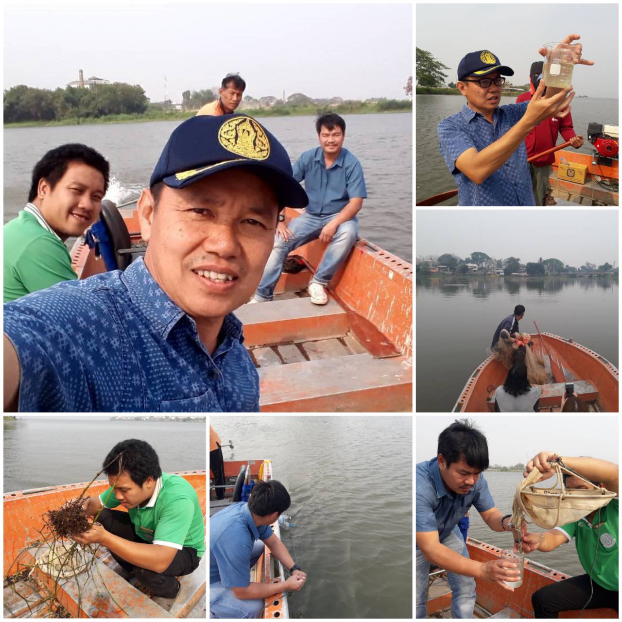 ลงพื้นที่ฝึกปฏิบัติงานด้านการเฝ้าระวังคุณภาพน้ำและสิ่งแวดล้อมด้านประมงในกว๊านพะเยา..คลิก