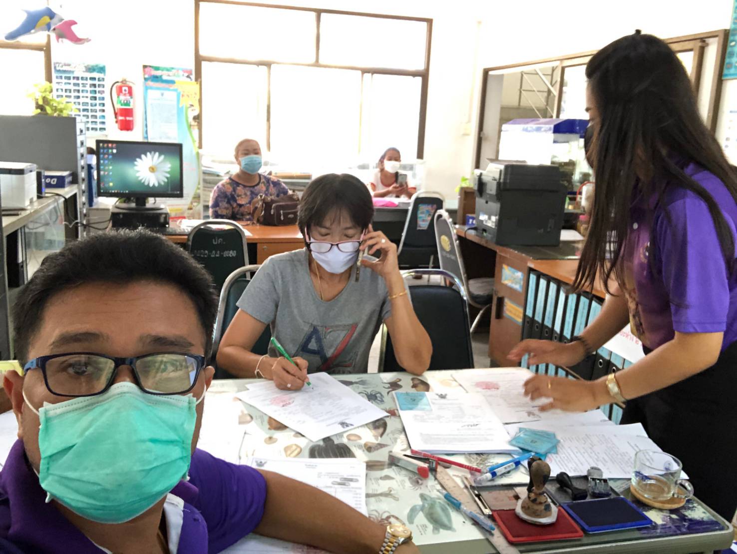 สำนักงานประมงอำเภอขนอม  ดำเนินการออกใบอนุญาตทำการประมงพาณิชย์ปี 63 - 64  ให้แก่ชาวประมงในพื้นที่อำเภอขนอม..คลิก