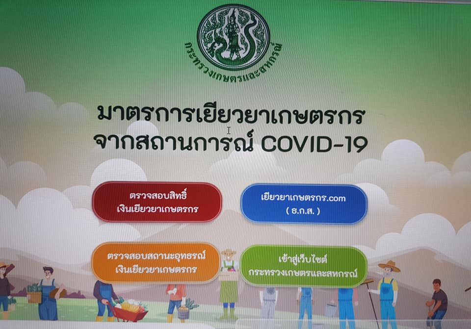 รายชื่อเกษตรกรที่เข้าเกณฑ์รอบแรกและได้ดำเนินการยืนยันบัญชีที่จะใช้รับเงินเยียวยาเกษตรกร..คลิก