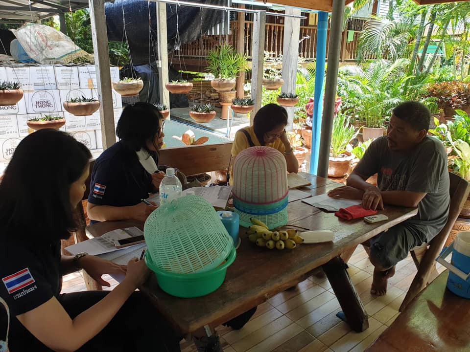 นำคณะเจ้าหน้าที่จากกองนโยบายและยุทธศาสตร์การประมง กรมประมง สำรวจข้อมูลต้นทุนและผลผลิตการเลี้ยงปลาสวยงาม (ปลากัด)..คลิก