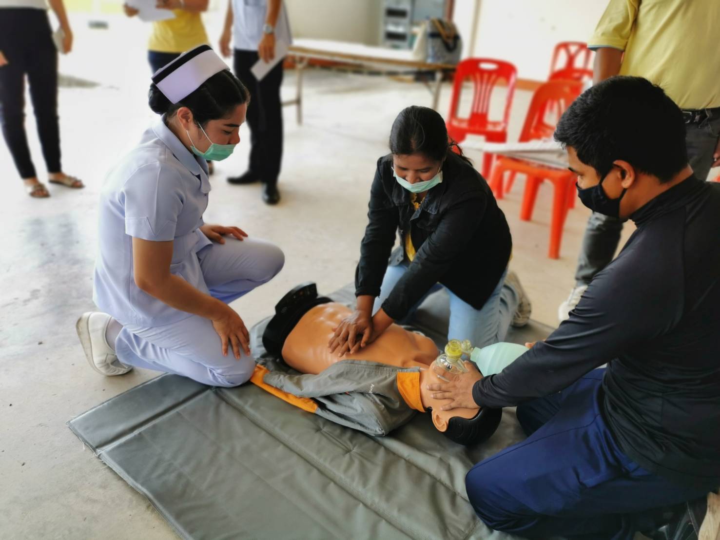 สำนักงานประมงจังหวัดนครศรีธรรมราช จัดฝึกอบรมชาวประมง โครงการบริหารจัดการเกษตรและอุตสาหกรรม และการสร้างมูลค่าเพิ่มสินค้าเกษตรด้วยเทคโนโลยีและนวัตกรรม กิจกรรมการฝึกอบรม สร้างเครือข่ายอาสาสมัครอนุรักษ์ทรัพยากรประมง หลักสูตร