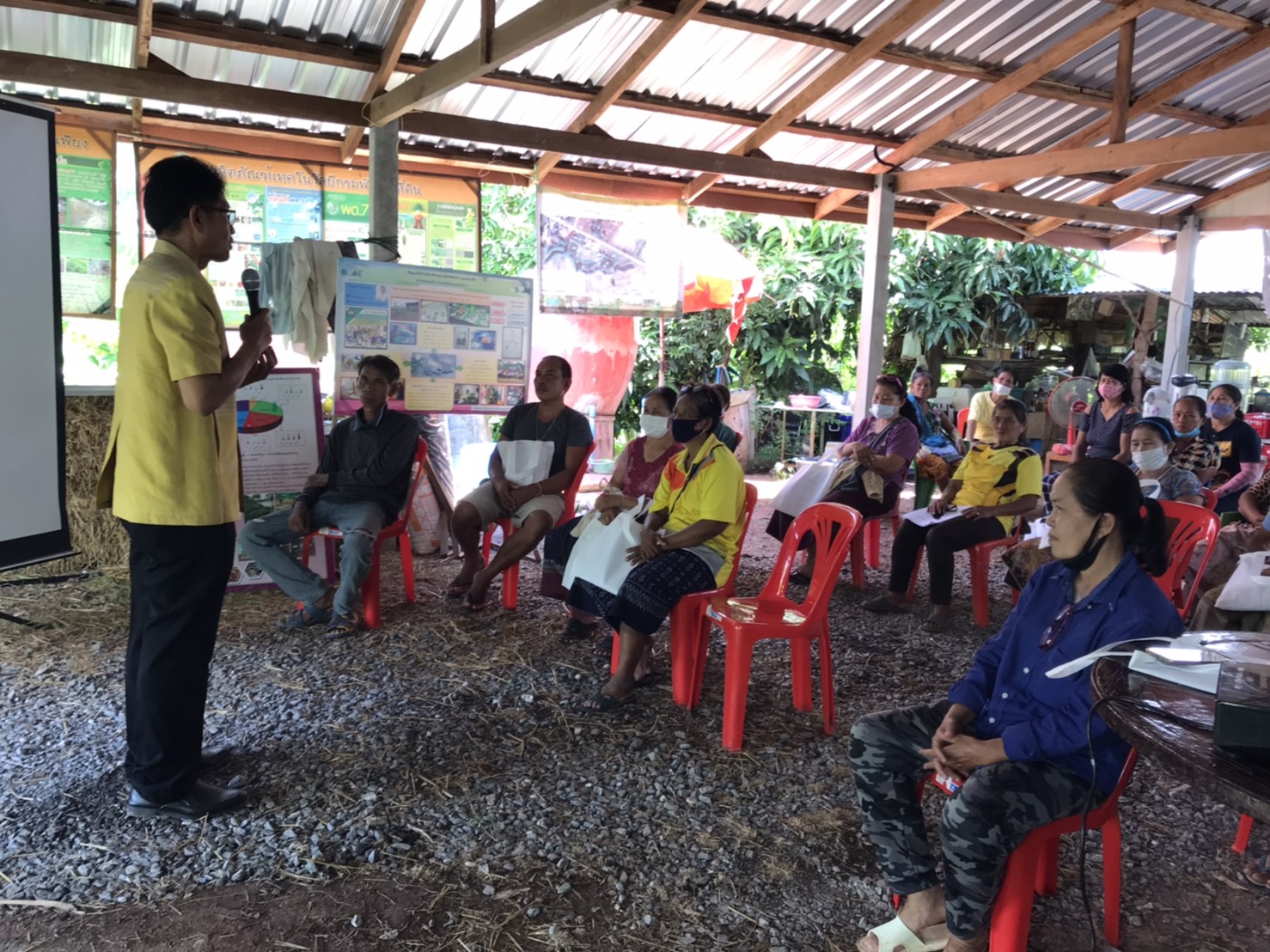 วันที่ 22 กรกฏาคม 2563  อบรมหลักสูตร การพัฒนาเกษตรกรเพื่อเพิ่มศักยภาพผลิตสัตว์น้ำ และลดต้นทุนการผลิตสัตว์น้ำ ให้กับสมาชิกกลุ่มเกษตรกรแปลงใหญ่ปลาตะเพียนขาว ประจำปีงบประมาณ 2563..คลิก