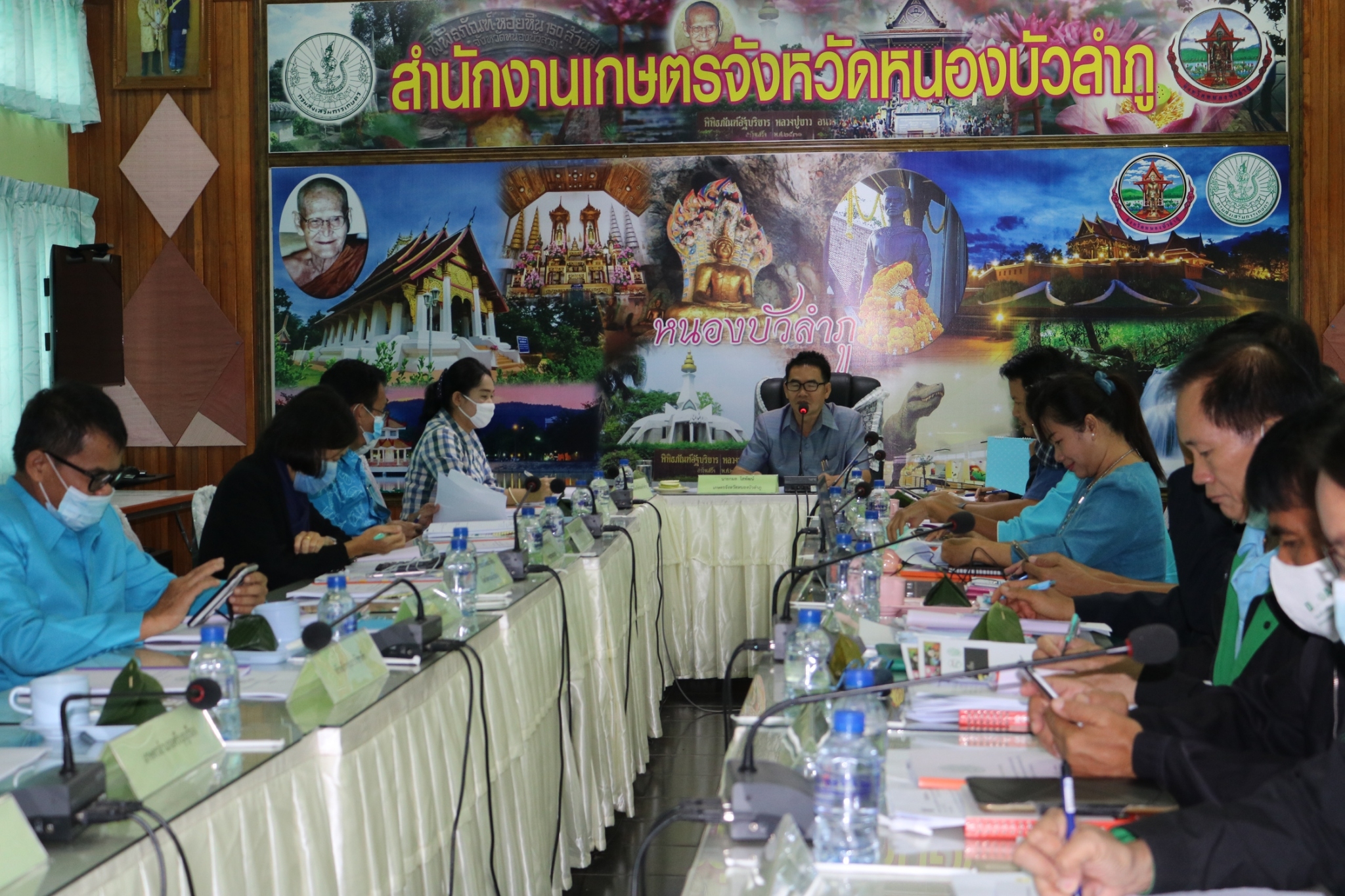 วันที่ 18 สิงหาคม 2563 เวลา 09.30 น. นายบุญหลาย กุลนารัตน์ ประมงจังหวัดหนองบัวลำภู มอบหมายให้ นางสาวทัศนีย์ สุนนท์ชัย หกหัวหน้ากลุ่มพัฒนาและส่งเสริมอาชีพการประมง..คลิก