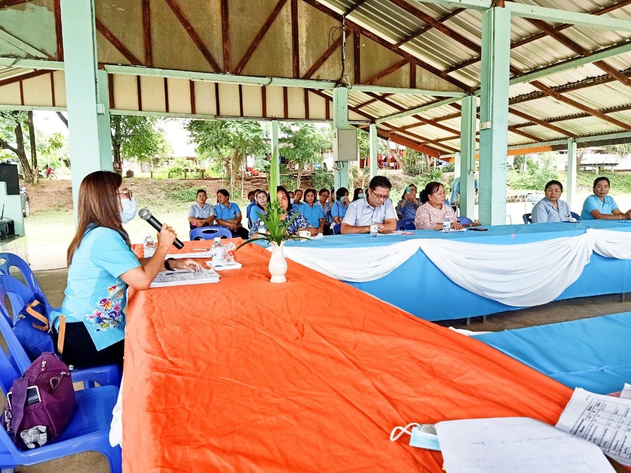 วันที่ 19 สิงหาคม 2563 เวลา 09.00 น.ติดตามผลการดำเนินงานตามนโยบายของรัฐบาลและการขับเคลื่อนจังหวัดหนองบัวลำภู เมืองน่าอยู่น่าเที่ยว ตามคำสั่งจังหวัดหนองบัวลำภู ในพื้นที่ตำบลวังปลาป้อม อำเภอนาวัง