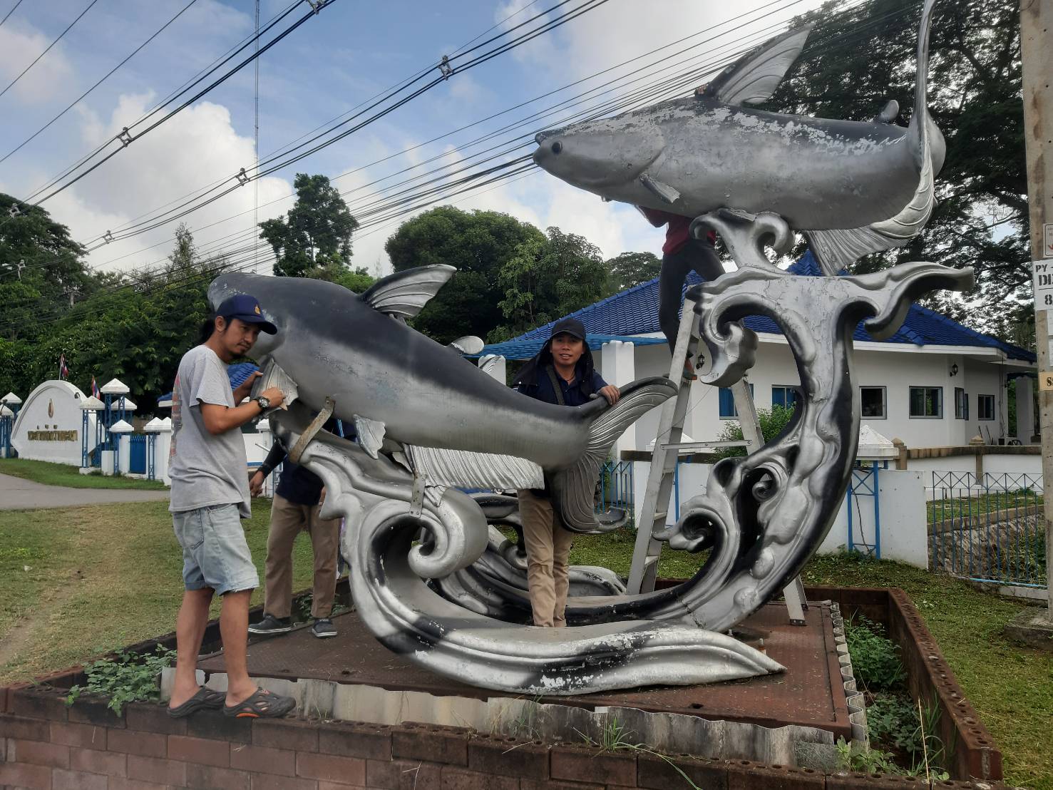 ร่วมกันปรับปรุงป้ายชื่อหน่วยงานตามกฎกระทรวงการแบ่งส่วนราชการกรมประมงกระทรวงเกษตรและสหกรณ์ พ.ศ. 2563..คลิก