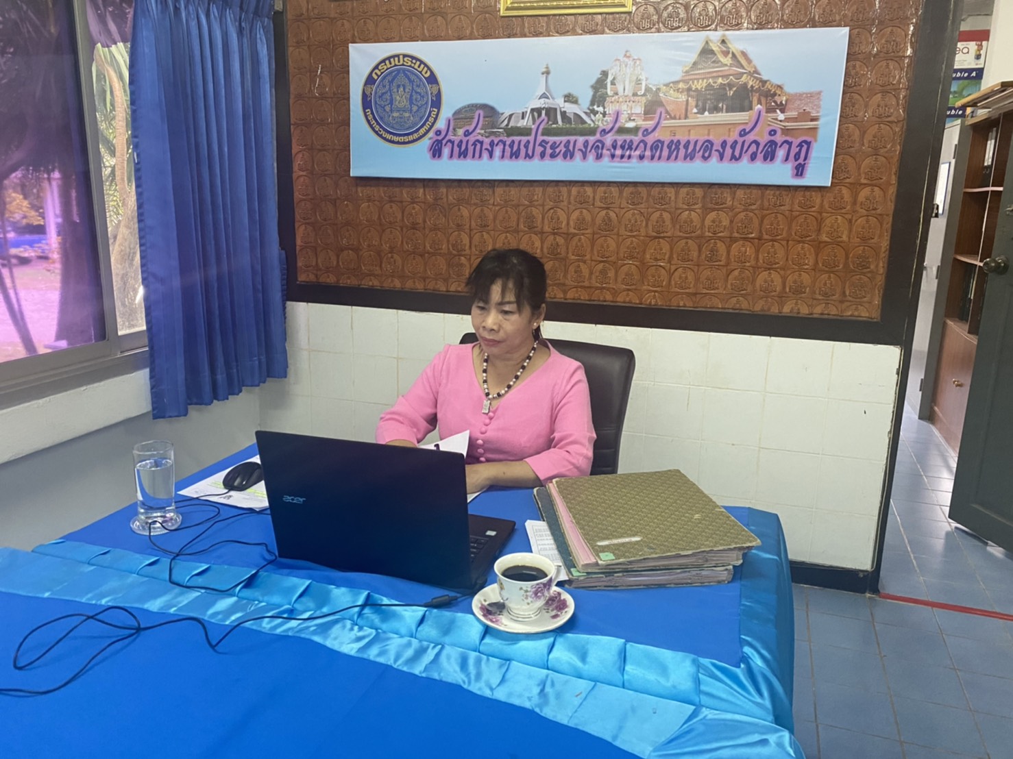 วันที่ 20 ตุลาคม เวลา 09.30 น. นายบุญหลาย กุลนารัตน์ ประมงจังหวัดหนองบัวลำภู มอบหมายให้นางสาวทัศนีย์ สุนนท์ชัย หัวหน้ากลุ่มพัฒนาและส่งเสริมอาชีพการประมง..คลิก