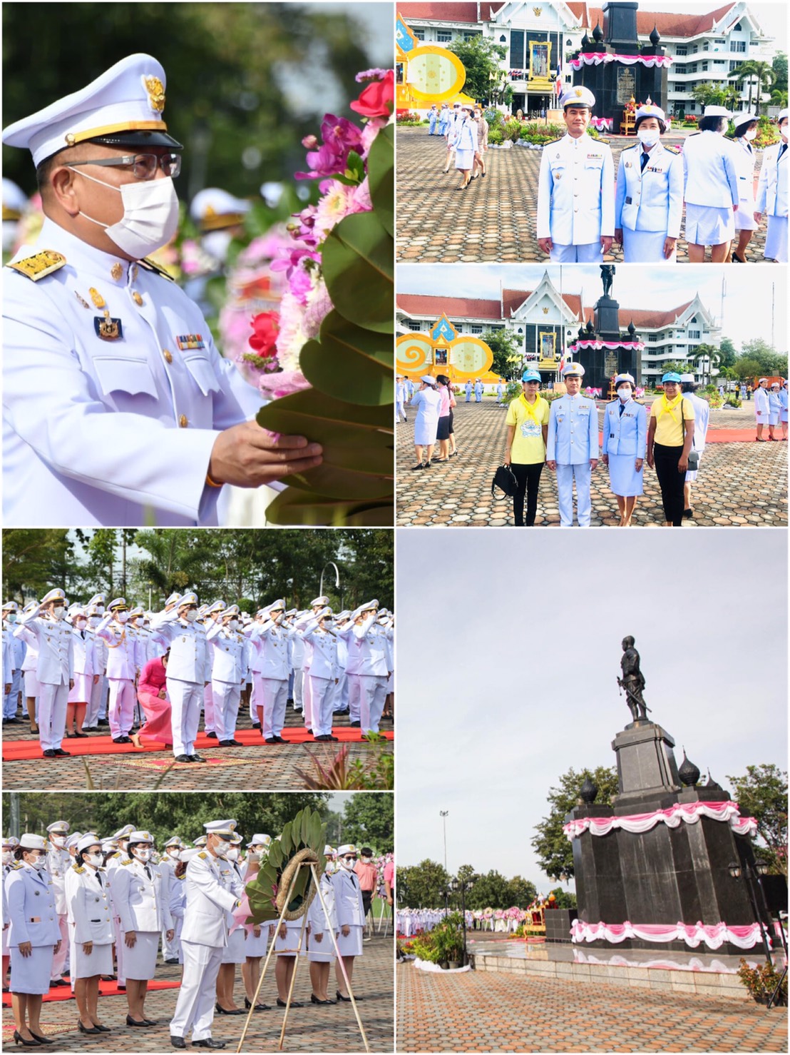 ร่วมพิธีวางพวงมาลาของจังหวัดสระแก้ว ณ พระบรมราชานุสาวรีย์พระบาทสมเด็จพระจุลจอมเกล้าเจ้าอยู่หัว..คลิก