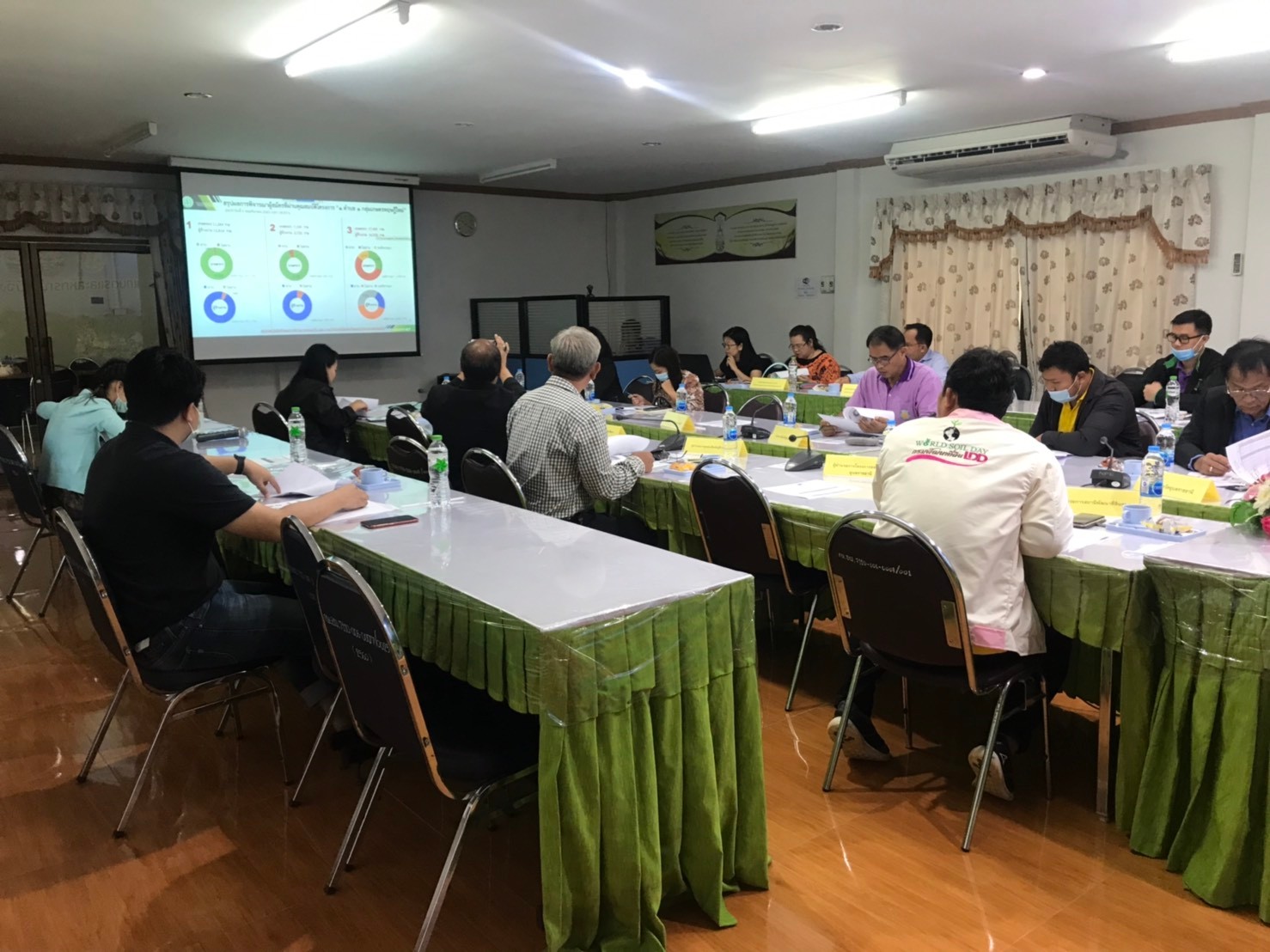 หัวหน้ากลุ่มพัฒนาและส่งเสริมอาชีพการประมง  เข้าร่วมประชุมชี้แจงแนวทางการดำเนินงานโครงการ 1 ตำบล 1กลุ่มเกษตรทฤษฎีใหม่..คลิก