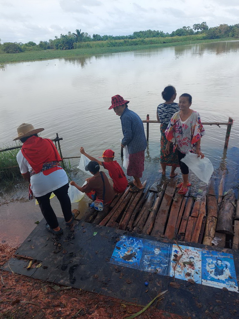 สนับสนุนพันธุ์กุ้งก้ามกราม เพื่อปล่อยลงสู่แหล่งน้ำบางหนอน จังหวัดพัทลุง..คลิก