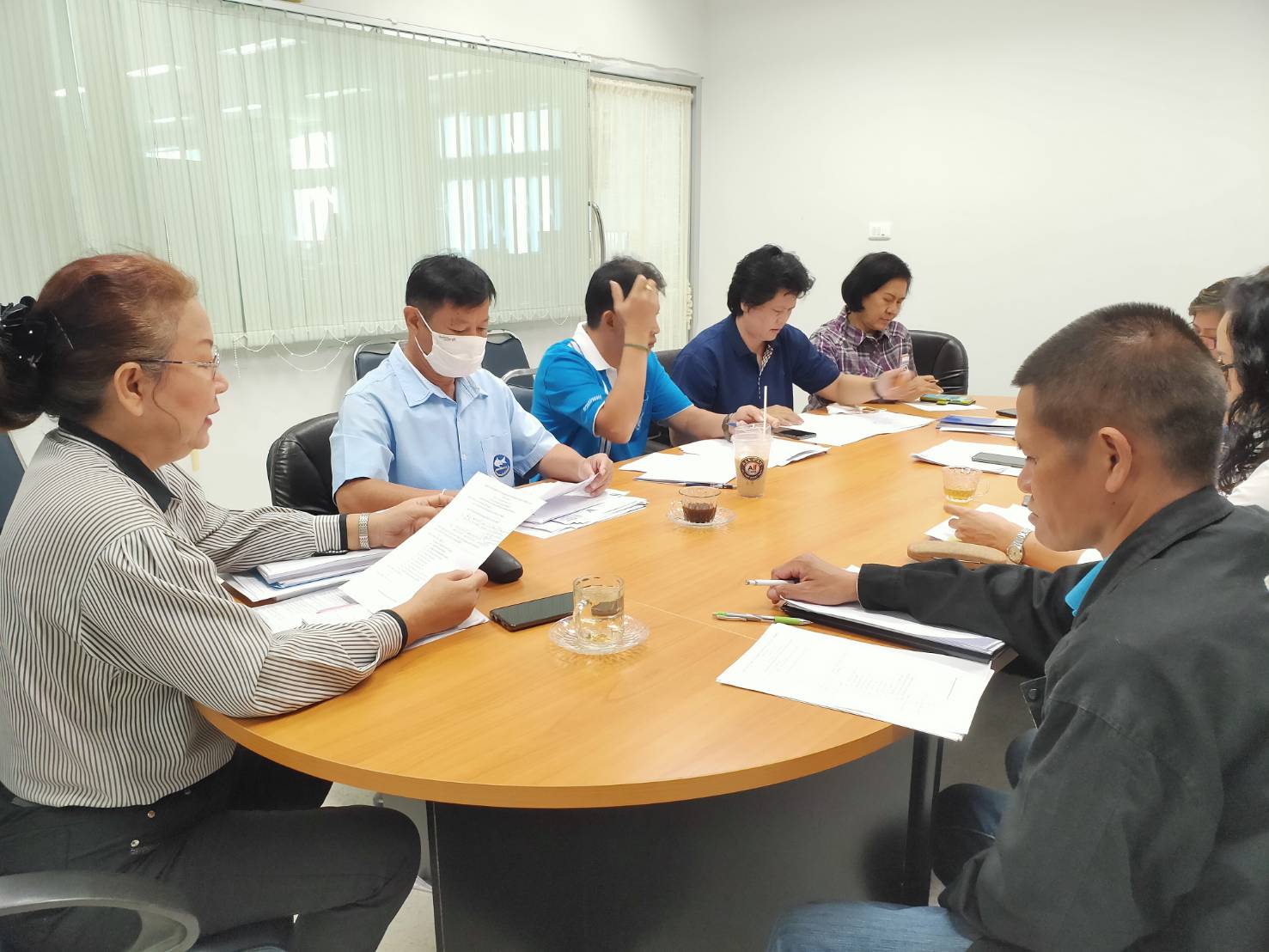 ประชุมข้าราชการและลูกจ้าง หน่วยงานกรมประมง แบบบูรณาการจังหวัดสระบุรี ครั้งที่ 2/2563