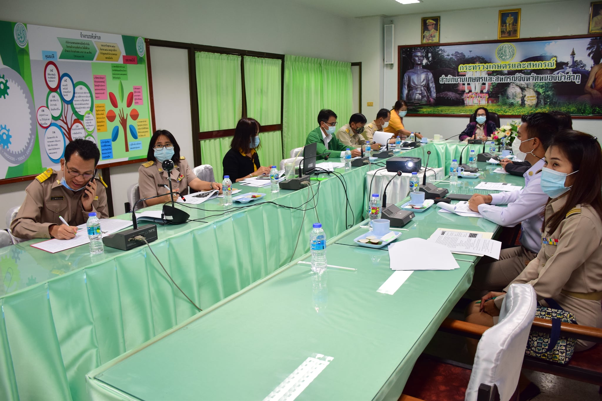 วันที่ 25 มกราคม พ.ศ.2564 เวลา 09.30 น. นายบุญหลาย กุลนารัตน์ ประมงจังหวัดหนองบัวลำภู มอบหมายให้ นางสาวทัศนีย์ สุนนท์ชัย หัวหน้ากลุ่มพัฒนาและส่งเสริมอาชีพประมง..คลิก