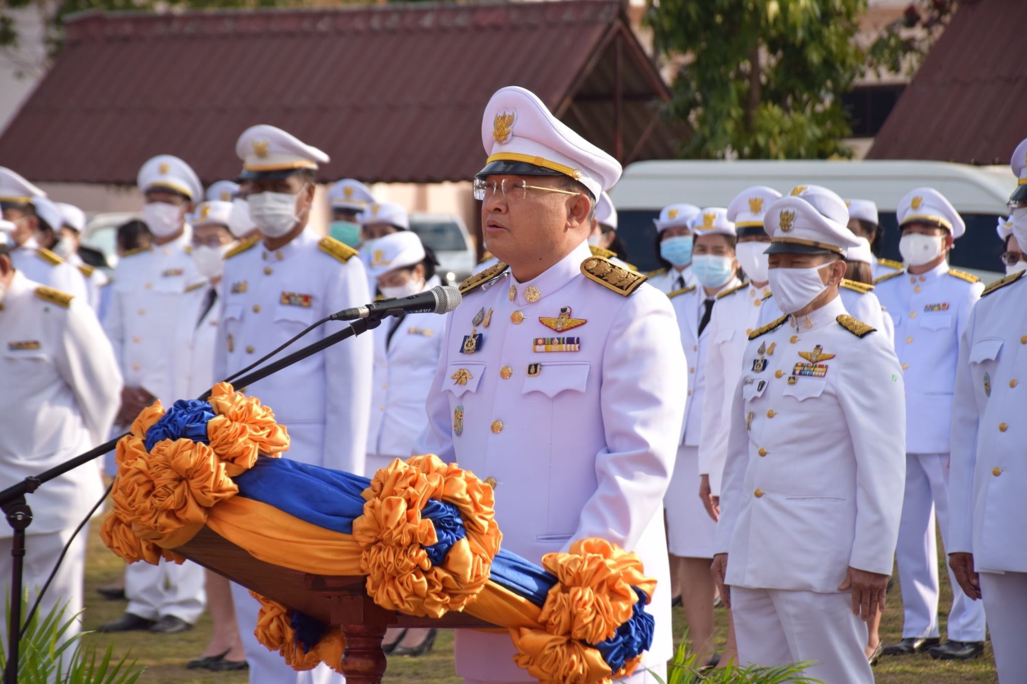 พิธีวางพานพุ่มดอกไม้สด ถวายราชสักการะ พ่อขุนรามคำแหงมหาราช ประจำปี 2564..คลิก