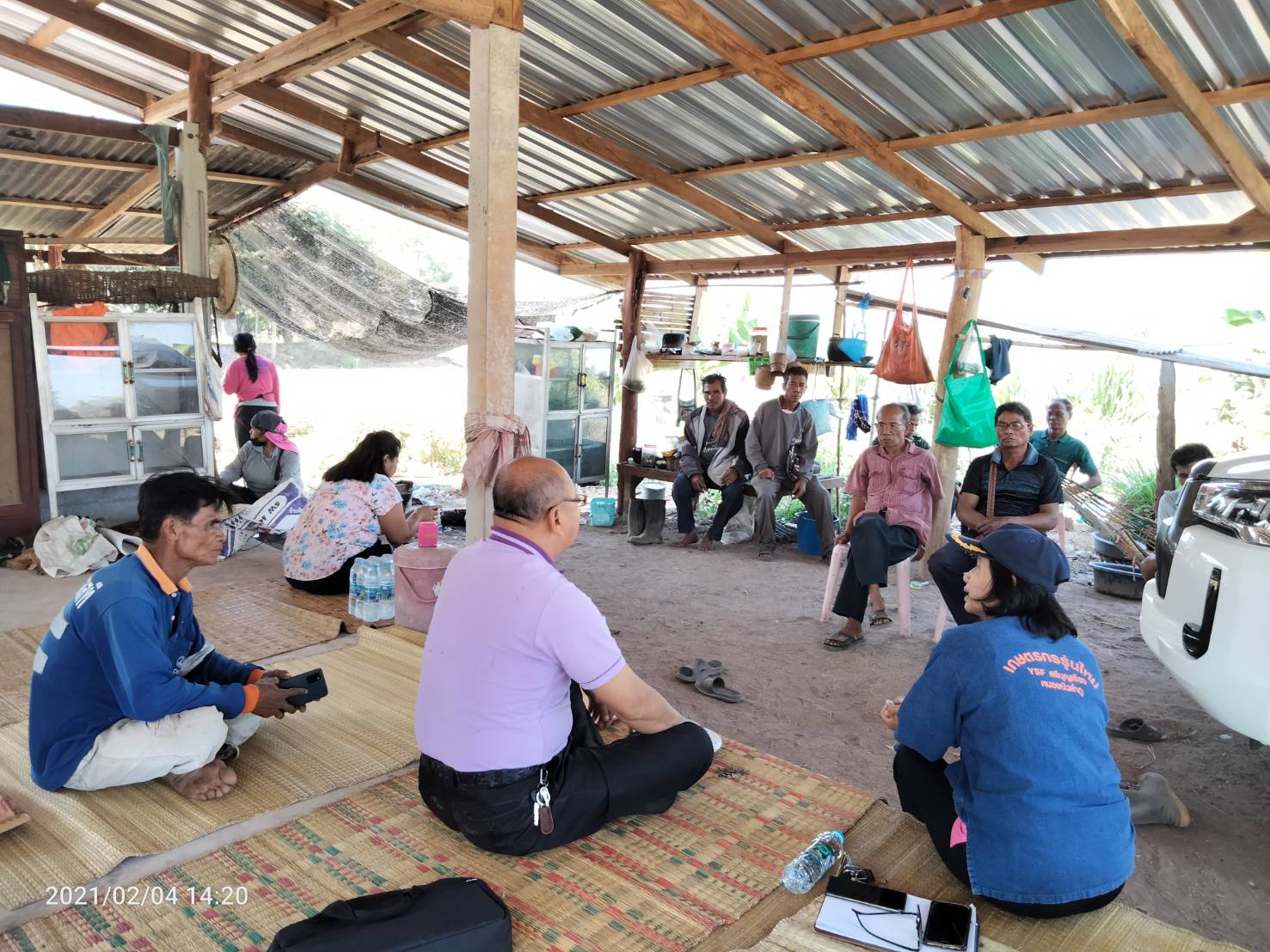 วันที่ 4 กุมภาพันธ์ 2564 เวลา 13.30 น. นายสมจิตร พงษ์ภุมมา หัวหน้ากลุ่มบริหารจัดการด้านการประมง พร้อมด้วย นางสาวมลฤดี ลิ้มสุวรรณ ประมงอำเภอศรีบุญเรือง และนางสาวดาพร หนันทะ เจ้าพนักงานประมงปฏิบัติงาน..คลิก