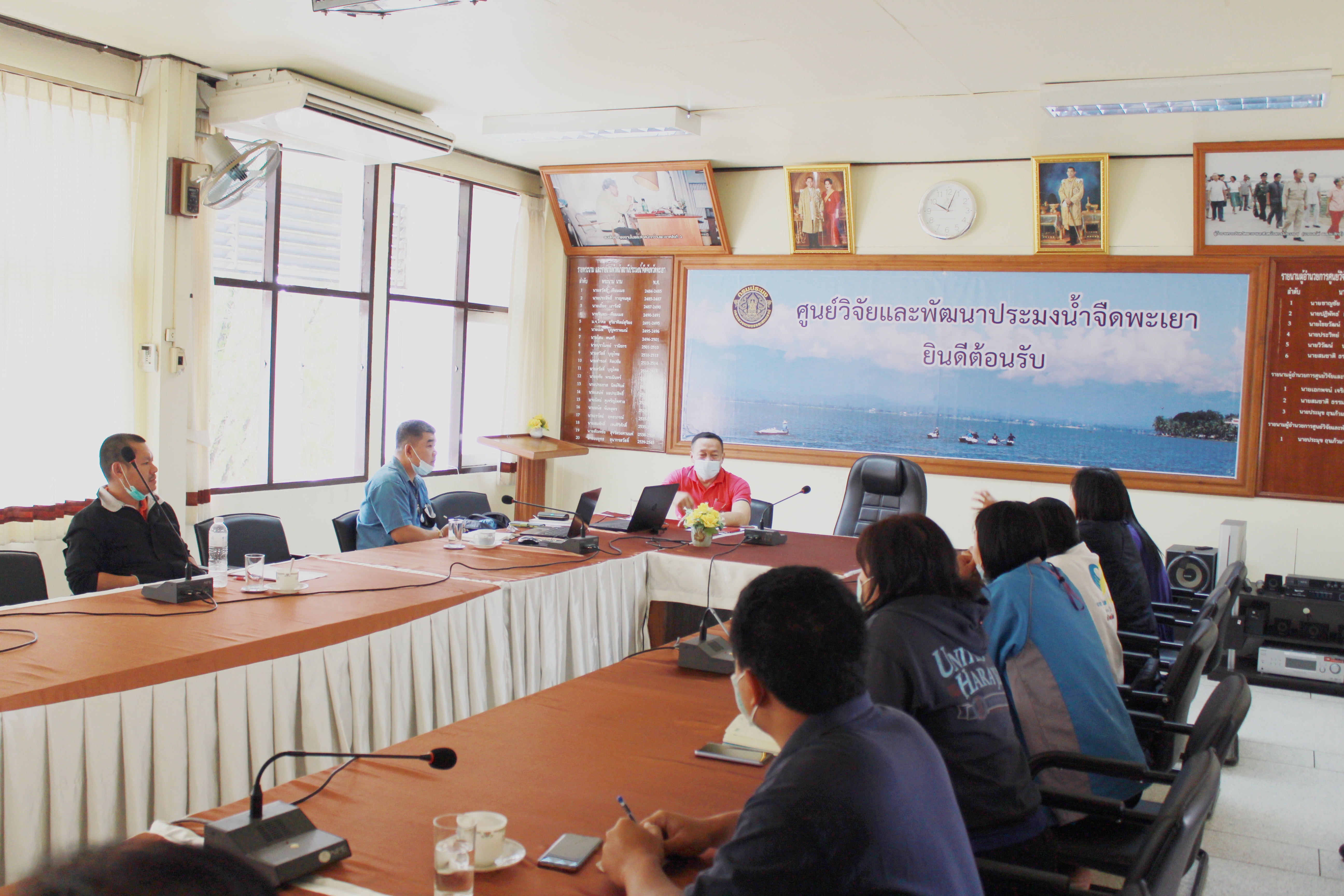 ประชุมเตรียมการจัดกิจกรรมโครงการฟื้นฟูทรัพยากรกุ้งก้ามกรามในกว๊านพะเยา จังหวัดพะเยา ประจำปี 2564..คลิก
