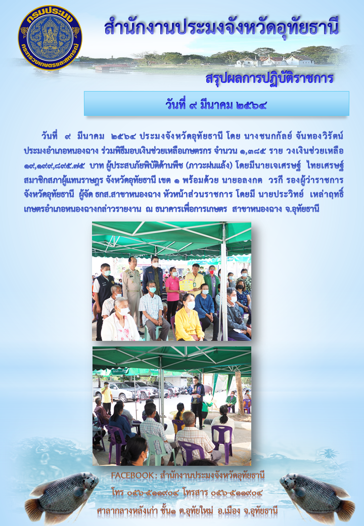 ประชาสัมพันธ์ ประจำเดือนมีนาคม 2564..คลิก
