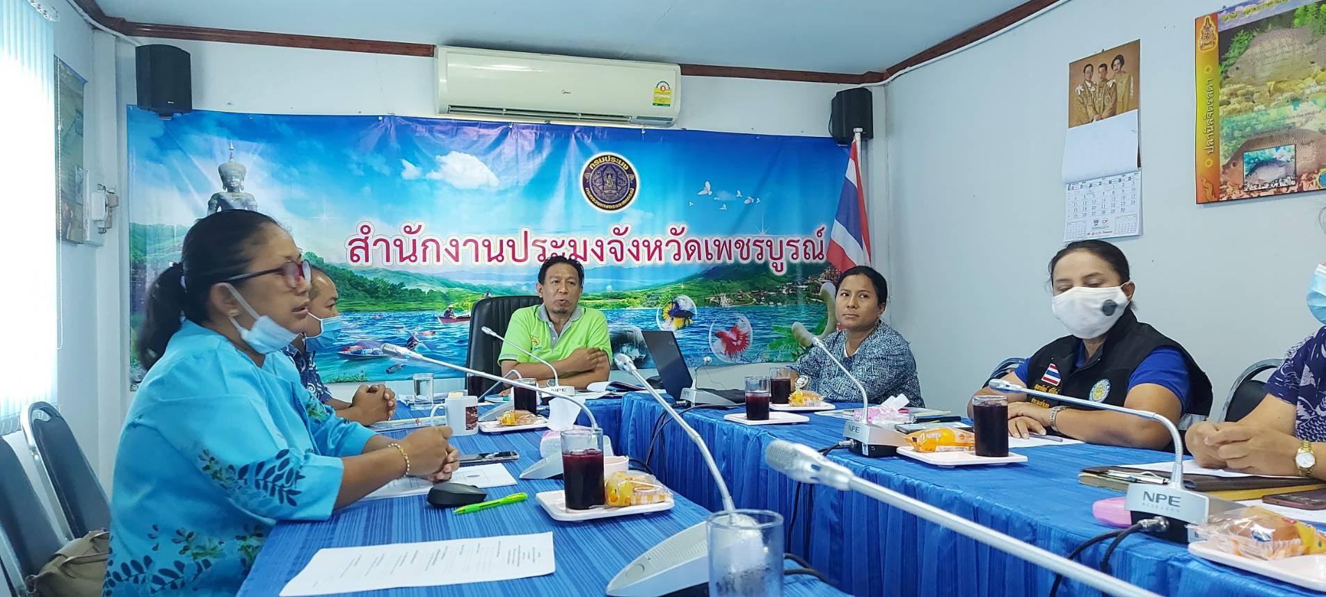 นายประเทศ ซอรักษ์ ผู้ตรวจราชการกรมประมง ตรวจติดตามการดำเนินงาน
