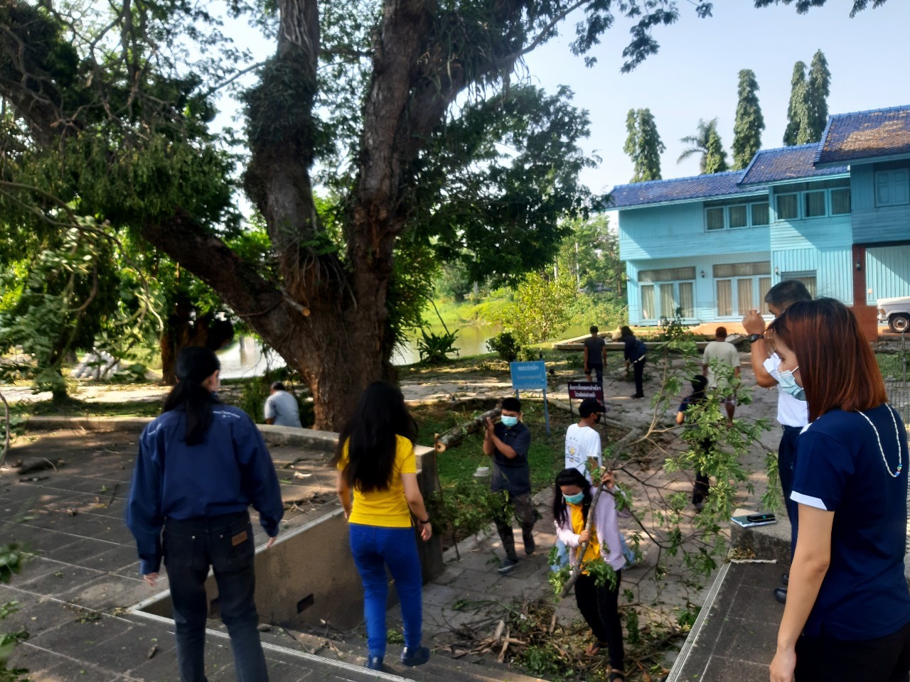 ร่วมกันทำความสะอาดและตัดแต่งกิ่งไม้ “ Big Cleaning Day”..คลิก