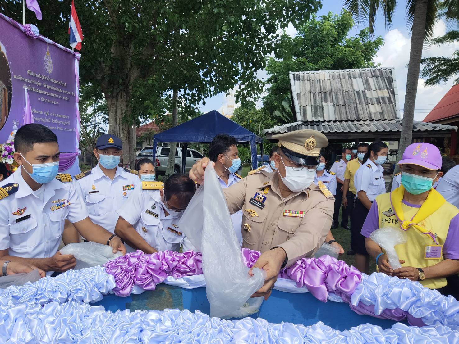 วันที่ ๓ มิถุนายน ๒๕๖๔ เนื่องในวันเฉลิมพระชนมพรรษาสมเด็จพระนางเจ้าสุทิดา พัชรสุธาพิมลลักษณ พระบรมราชินี..คลิก