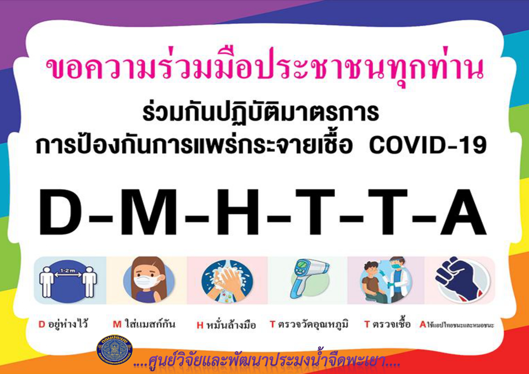 ประกาศมาตรการป้องกันโรคติดเชื้อไวรัสโคโรนา 2019 (COVID-19) ในช่วงสถานการณ์การแพร่ระบาดของโรคไวรัสโคโรนา 2019 (Covid -19)..คลิก