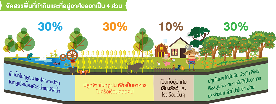 เศรษฐกิจพอเพียงกับทฤษฎีใหม่ตามแนวพระราชดำริ