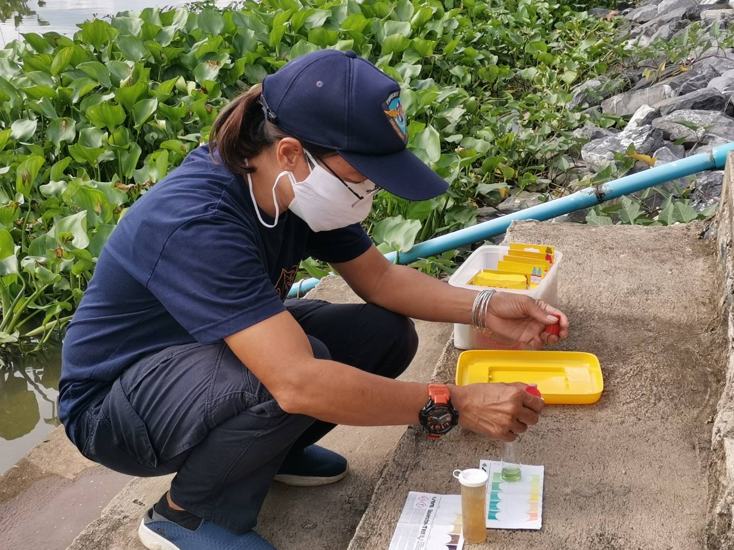 ตรวจเข้มคุณภาพน้ำ ณ ฝายน้ำล้นคลองบ้านนา วัดเนินสะอาด เนื่องในโอกาสสำคัญที่จะเกิดขึ้นในเร็วๆ นี้..คลิก