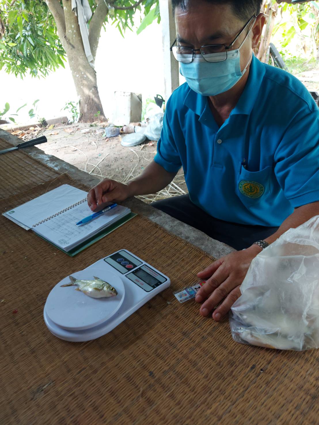 วันที่ 13 สิงหาคม 2564 ติดตามและประเมินผลการดำเนินงานโครงการพัฒนาเกษตรกรรมยั่งยืน กิจกรรมส่งเสริมเกษตรทฤษฎีใหม่ด้านการประมง ปี 2564..คลิก