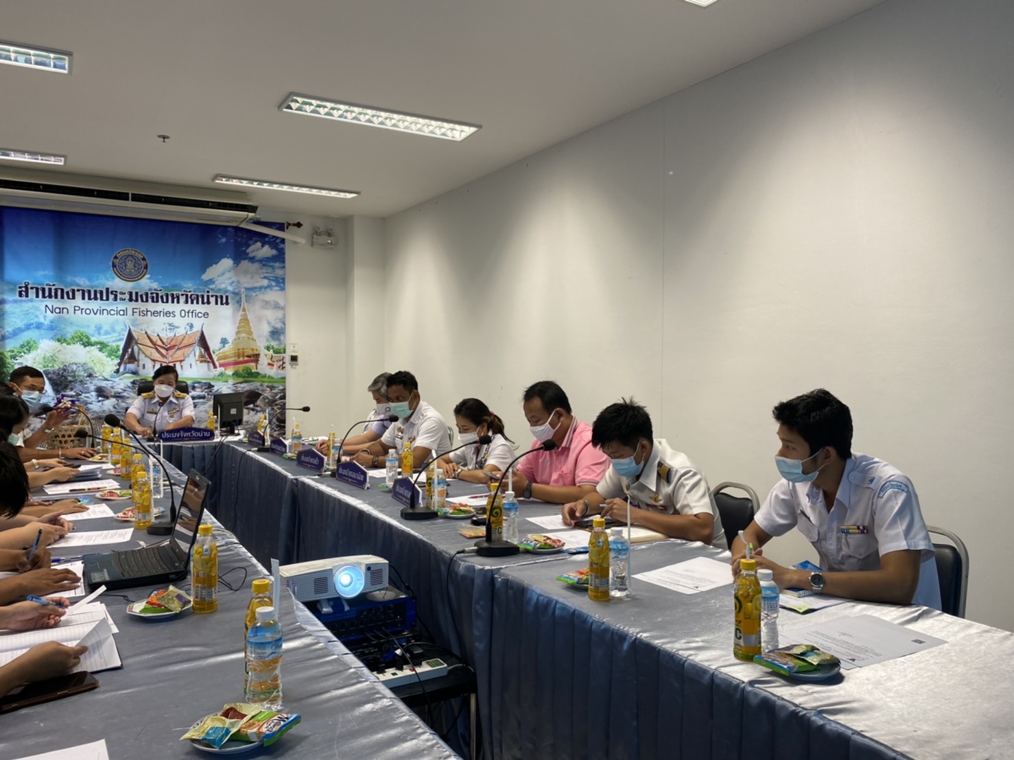 การประชุมคณะกรรมการขับเคลื่อนนโยบายของกรมประมง (FC) และการประชุมประจำเดือนข้าราชการ พนักงานราชการ และเจ้าหน้าที่ ครั้งที่ 9/2564 ประจำเดือนสิงหาคม 2564..คลิก