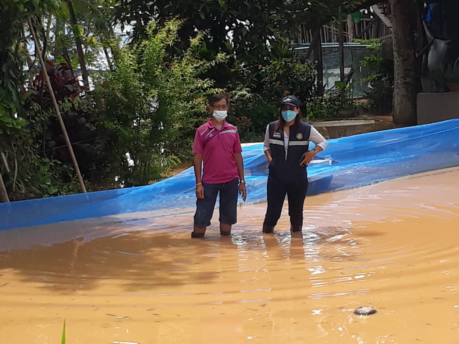 ประมงอำเภอหล่มสัก ลงพื้นที่ตรวจสอบภัยพิบัติด้านการประมง จากอุทกภัยน้ำป่าไหลหลาก