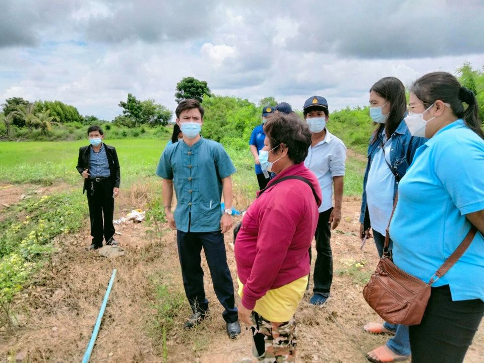 เยี่ยมเกษตรกรในโครงการ 1 ตำบล 1 กลุ่มเกษตรทฤษฎีใหม่