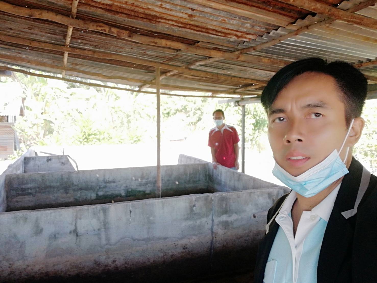 วันที่ 24 พฤศจิกายน 2564 ติดตามการดำเนินกิจกรรมด้านประมง ภายในศูนย์เรียนรู้การเพิ่มศักยภาพการผลิตสินค้าเกษตรอำเภอโนนสัง