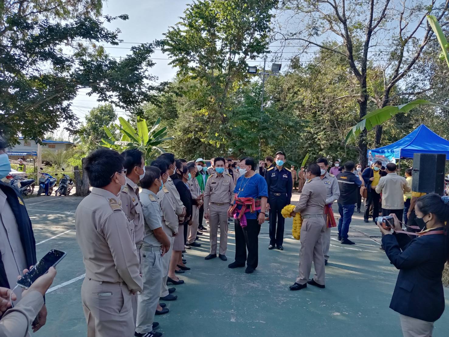 ประมงจังหวัดนครราชสีมาร่วมต้อนรับคณะรัฐมนตรีช่วยว่าการกระทรวงเกษตรและสหกรณ์ ท่านประภัตร โพธสุธน
