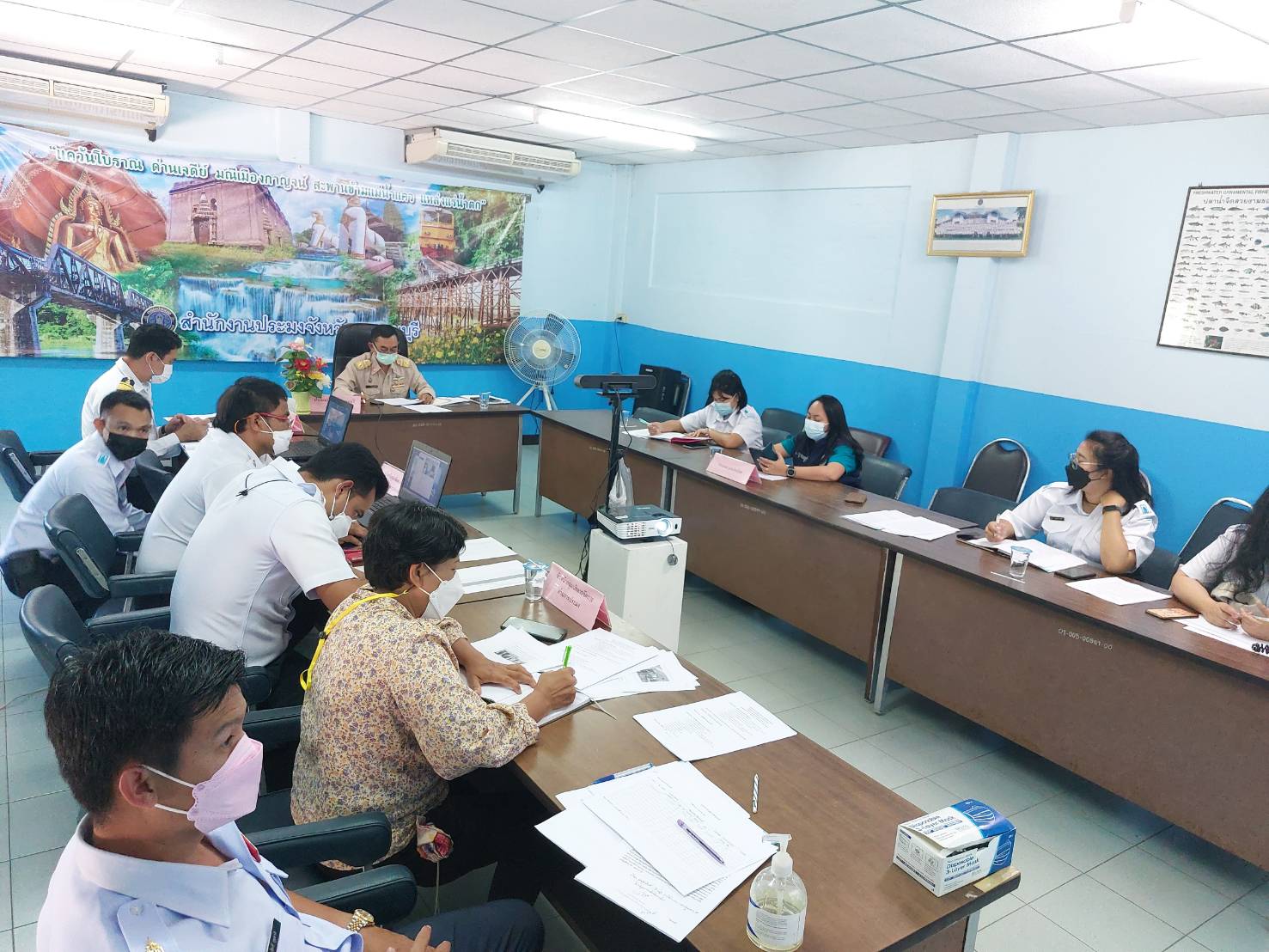 ประชุม  สำนักงานประมงจังหวัดกาญจนบุรี ครั้งที่ 1/2565 ประจำเดือนมกราคม 2565..คลิก