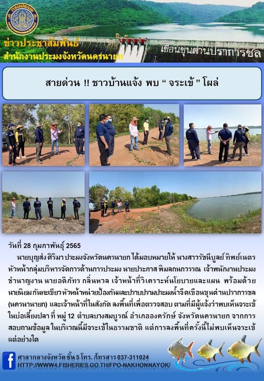 สายด่วน !! ชาวบ้านแจ้ง พบ “ จระเข้ ” โผล่..คลิก