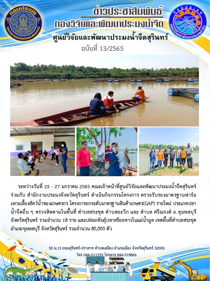 ข่าวประชาสัมพันธ์ ปักหลัง มกราคม 2565