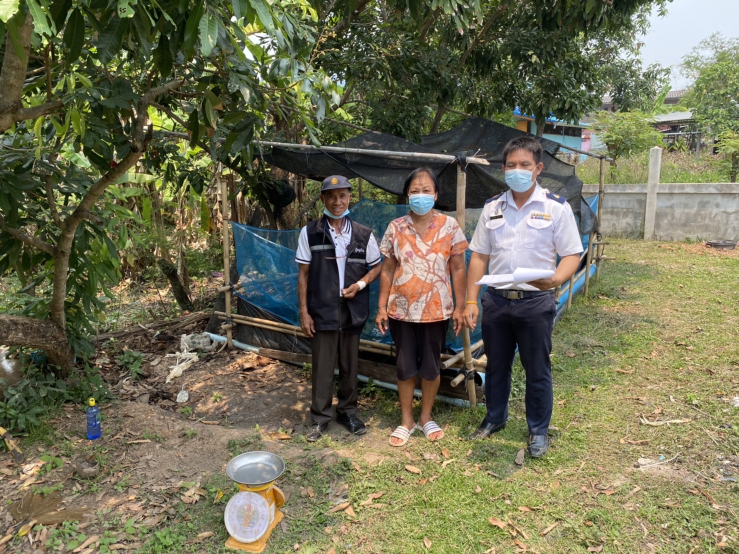 วันที่ 11 เมษายน 2565 นายไพศาล ศรีคูณ นักวิชาการประมง ปฏิบัติงานติดตามการดำเนินกิจกรรมการเลี้ยงปลาดุกในกระชังบก ของเกษตรกรที่เข้าร่วมโครงการพัฒนาและเสริมสร้างความเข้มแข็งของเศรษฐกิจฐานราก ประจำปีงบประมาณ 2564..คลิก