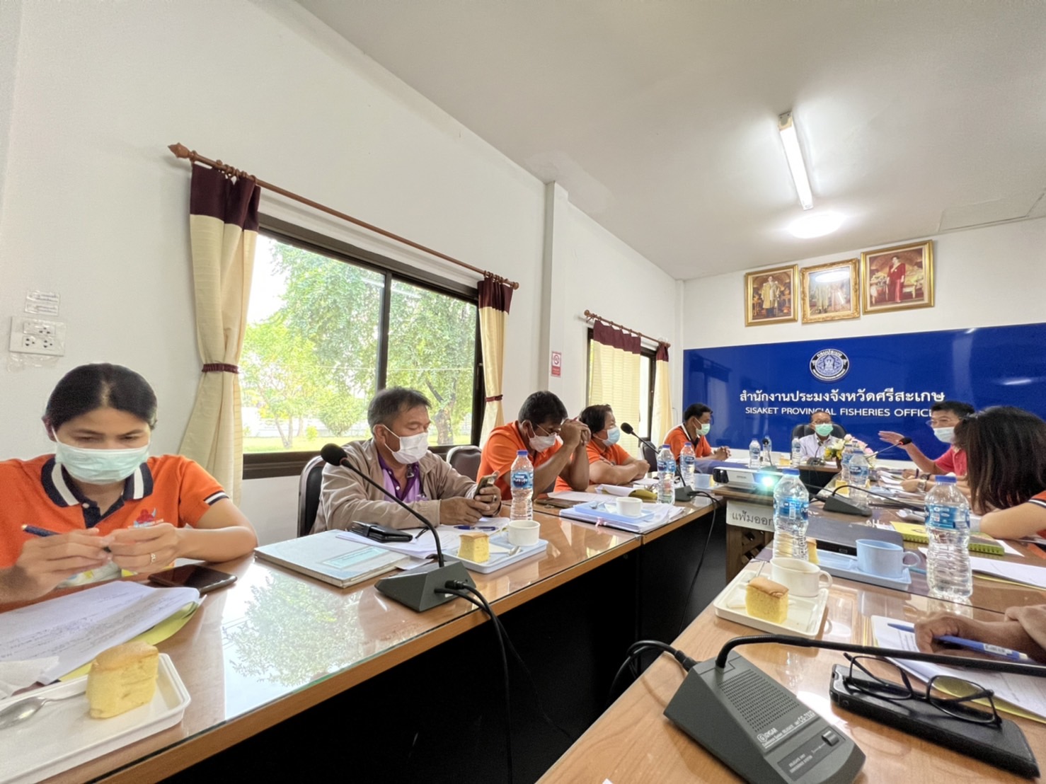 ประชุมข้าราชการ ลูกจ้างประจำ พนักงานราชการ และพนักงานราชการเฉพาะกิจ ครั้งที่ 4/2565 ณ สำนักงานประมงจังหวัดศรีสะเกษ..คลิก
