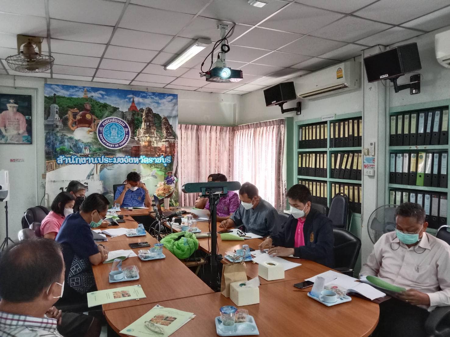ร่วมจัดประชุมคณะทำงานขับเคลื่อนเกษตรมูลค่าสูง และ BCG Model จังหวัดราชบุรี (ด้านประมง) ครั้งที่ 1/2565..คลิก