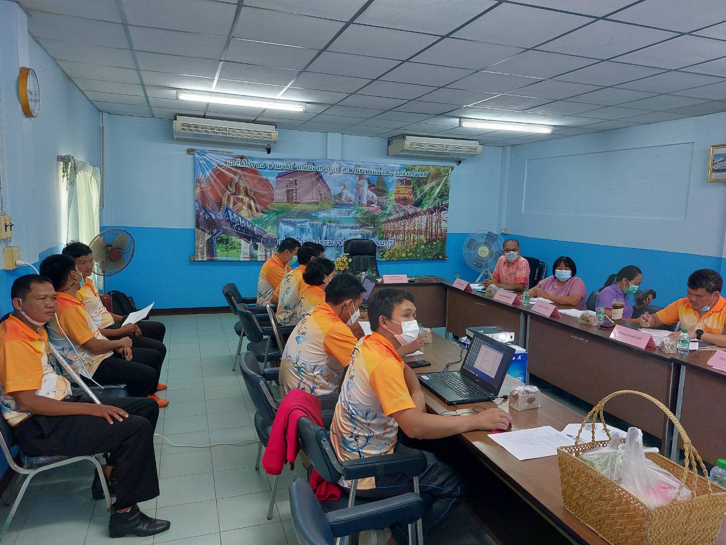 ประชุม สำนักงานประมงจังหวัดกาญจนบุรี ครั้งที่ 6/2565 ประจำเดือนมิถุนายน 2565..คลิก