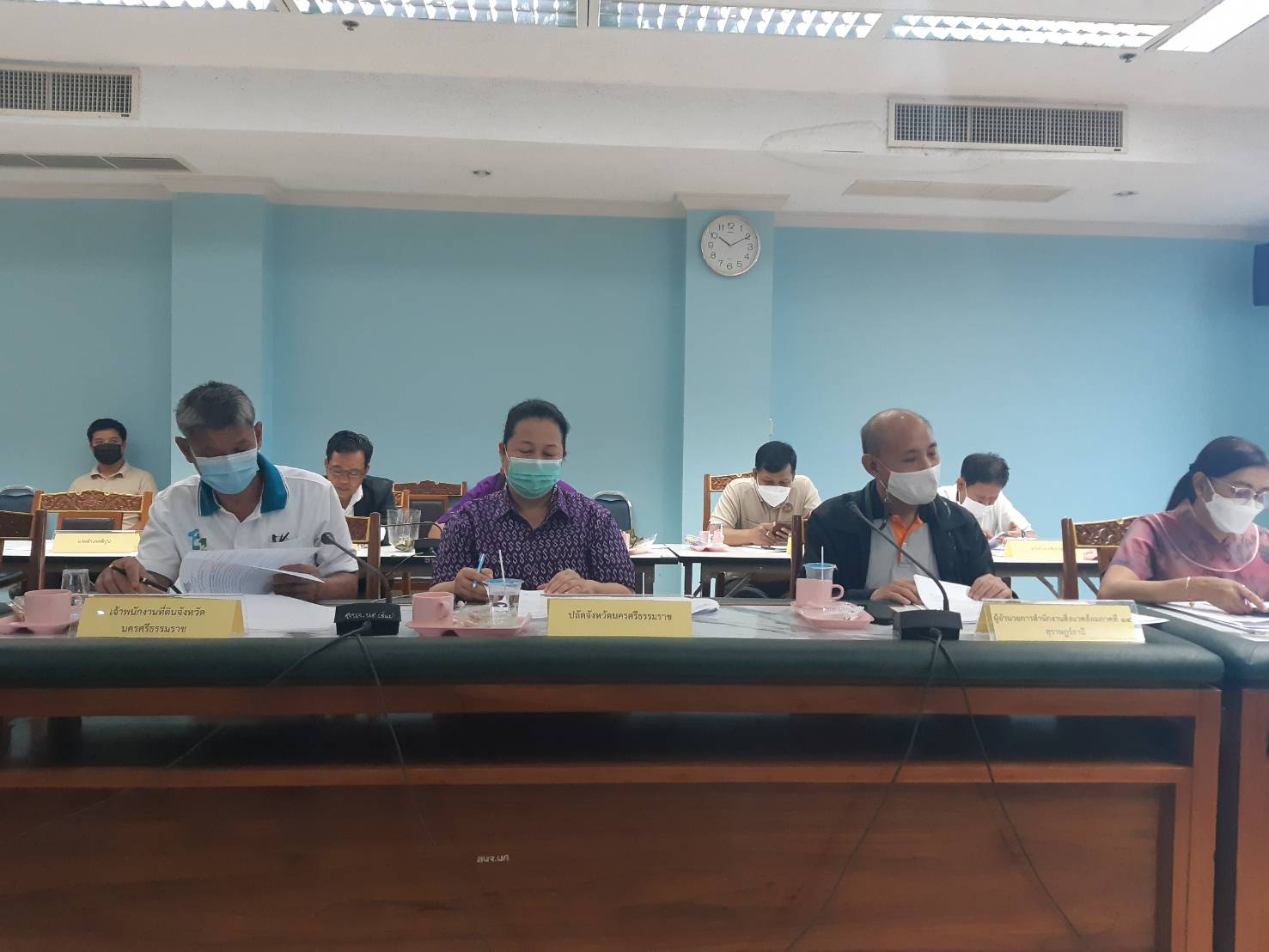 ประชุมคณะกรรมการพิจารณาพื้นที่ระงับการใช้ความเค็มในการเพาะเลี้ยงสัตว์น้ำในพื้นที่น้ำจืด จังหวัดนครศรีธรรมราช..คลิก
