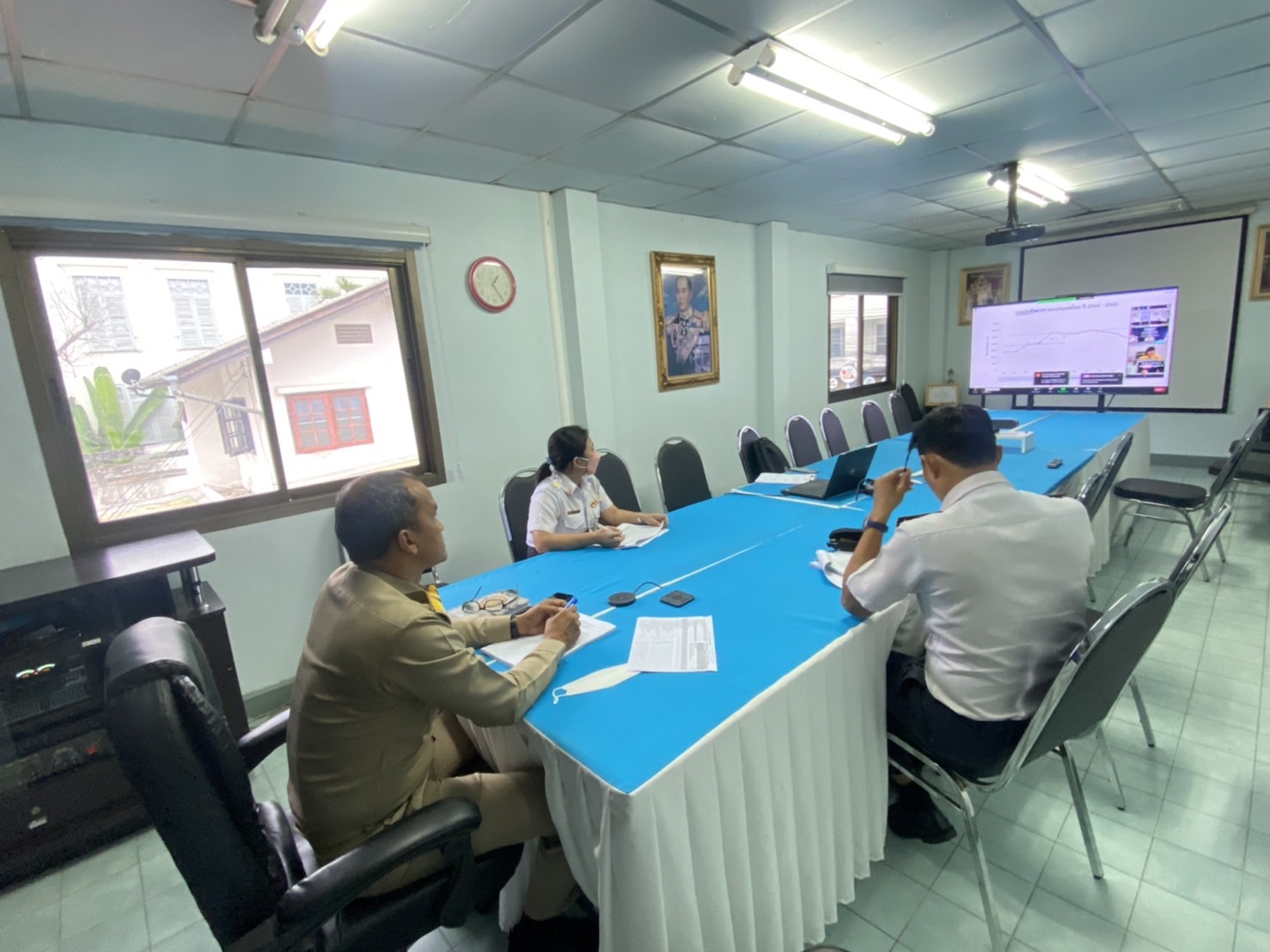 เข้าร่วมประชุมติดตามความก้าวหน้าแผนฟื้นฟูผลผลิตกุ้งทะเลของประเทศไทย ครั้งที่ 2/2565