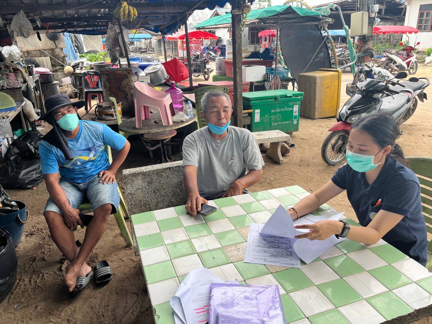 ลงพื้นที่สำรวจความต้องการของกลุ่มองค์กรฯ กลุ่มประมงพื้นบ้านแหลมตุ๊กแก ต.รัษฎา ตามโครงการพัฒนาอาชีพและเสริมสร้างความเข้มแข็งของชุมชนประมงพื้นบ้าน..คลิก