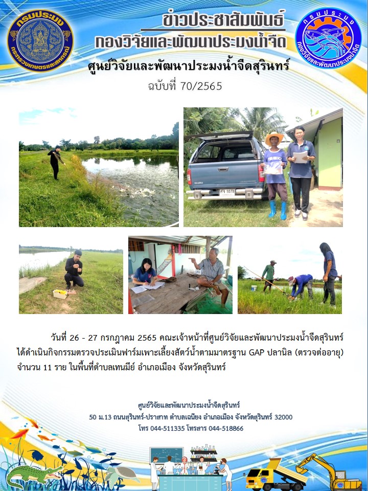 ข่าวประชาสัมพันธ์ ปักหลัง กรกฎาคม 2565