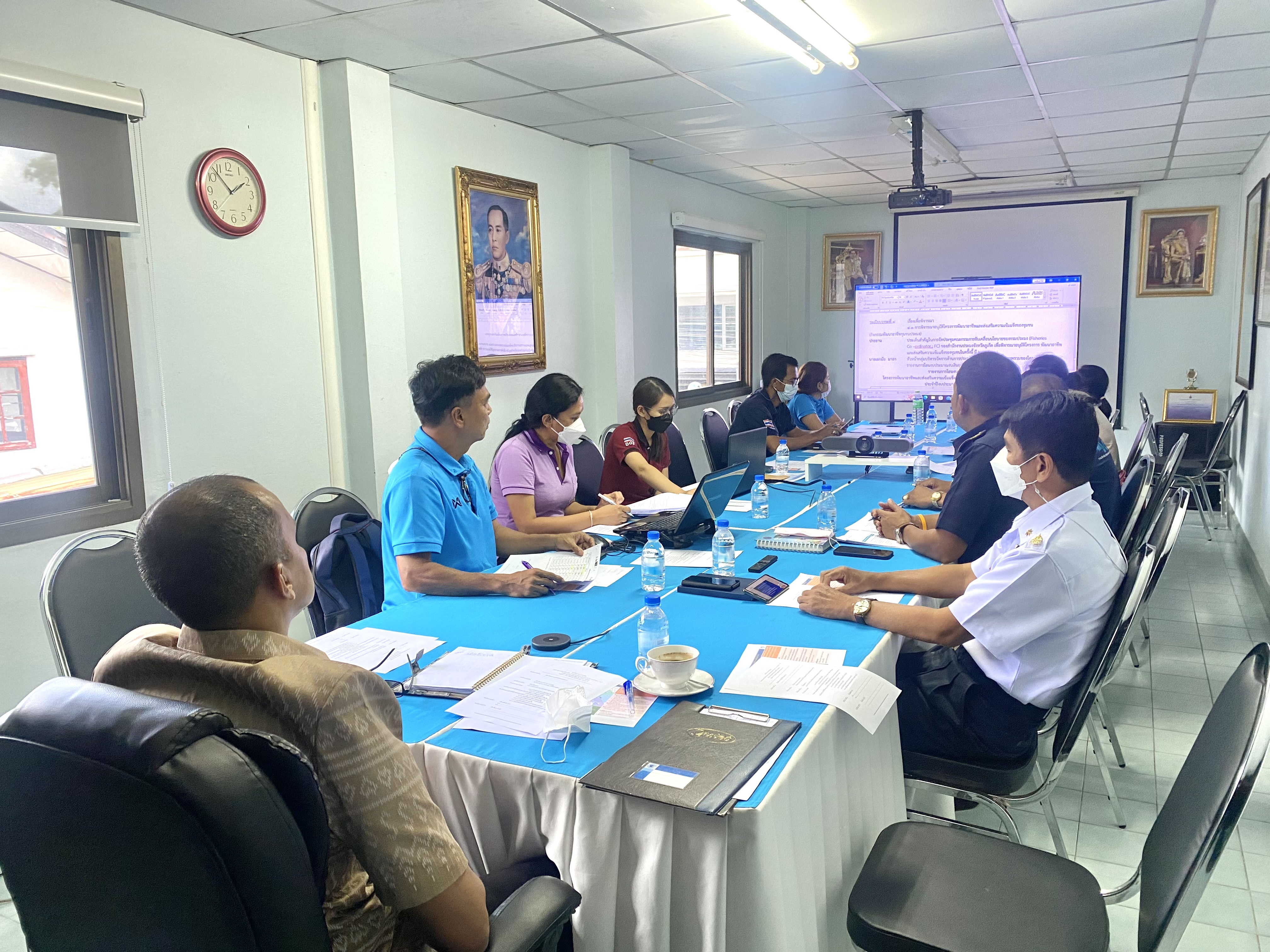สำนักงานประมงจังหวัดภูเก็ต จัดการประชุมคณะกรรมการขับเคลื่อนนโยบายของกรมประมง (Fisheries Co –ordinator : FC) ครั้งที่ 3/2565