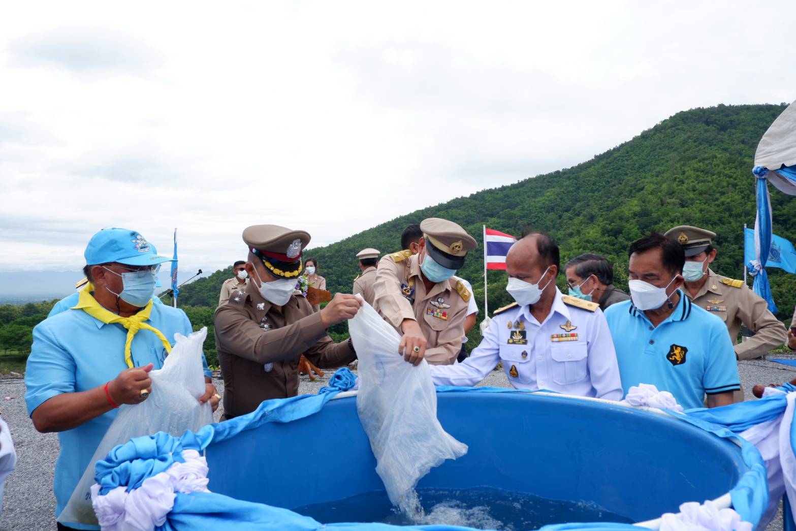 ปล่อยพันธุ์สัตว์น้ำ 300,000 ตัว  ณ อ่างเก็บน้ำห้วยท่าพล  เพื่อเฉลิมพระเกียรติ สมเด็จพระนางเจ้าสิริกิติ์ พระบรมราชินีนาถ พระบรมราชชนนีพันปีหลวง  12 สิงหาคม 2565..คลิก