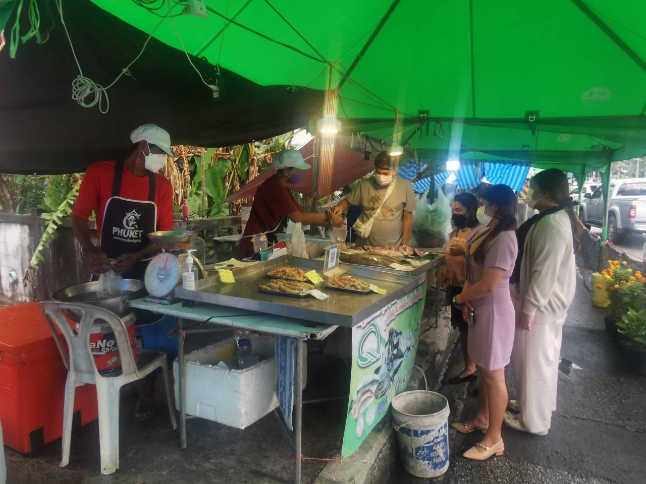 สำนักงานประมงจังหวัดภูเก็ต ลงพื้นที่ตลาดสินค้าประมงพื้นบ้าน (Fisherman Market)